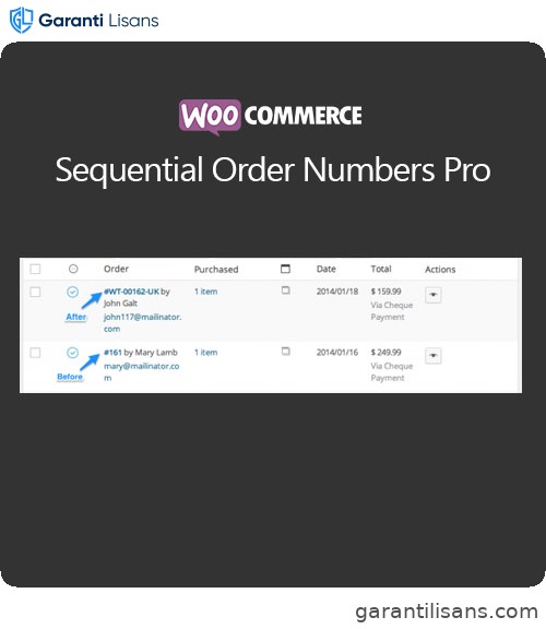 WooCommerce Sequential Order Numbers Pro