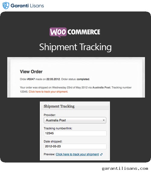 WooCommerce Shipment Tracking