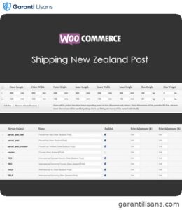 WooCommerce Shipping New Zealand Post