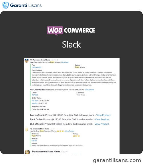 WooCommerce Slack