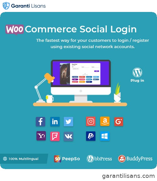WooCommerce Social Login – WordPress Plugin