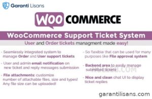 WooCommerce Support Ticket System