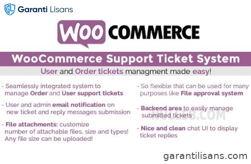 WooCommerce Support Ticket System