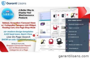 WooCommerce Tabbed Category Product Listing – Pro