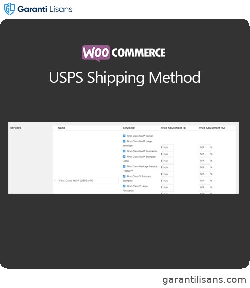 WooCommerce USPS Shipping Method