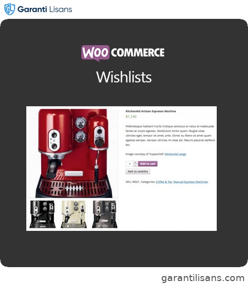 WooCommerce Wishlists