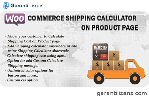 Woocommerce Shipping Cost Calculator On Product Page