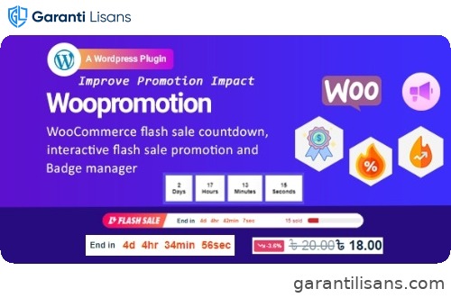 Woopromotion – WooCommerce product promotion sale countdown and Badge Manager