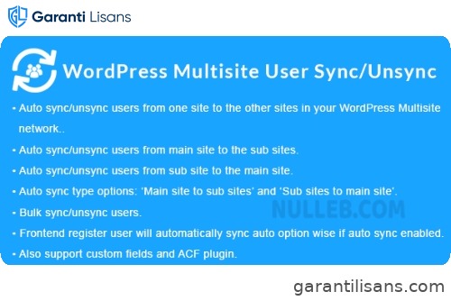 WordPress Multisite User Sync/Unsync