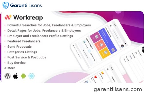 Workreap React Native – Android and IOS Mobile APP