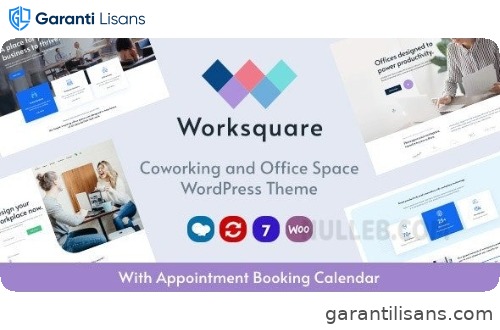 Worksquare – Coworking and Office Space WordPress Theme