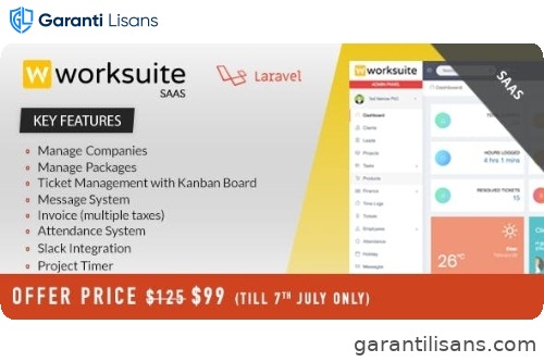 Worksuite Saas – Project Management System