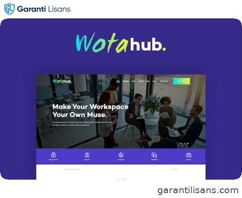 WotaHub – Coworking Space WordPress Theme #
