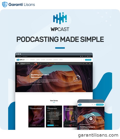 Wpcast – Audio Podcast WordPress Theme