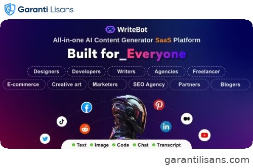 WriteBot – AI Content Generator SaaS Platform
