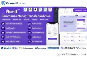 XRemit Pro – Remittance Money Transfer Full Solution