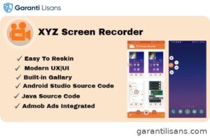 XYZ Screen Recorder | Native Android App | Admob Ads