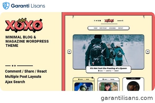 Xoxo – Blog & Magazine WordPress Theme