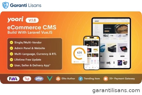 YOORI | eCommerce Single & Multi-Vendor PWA Marketplace CMS