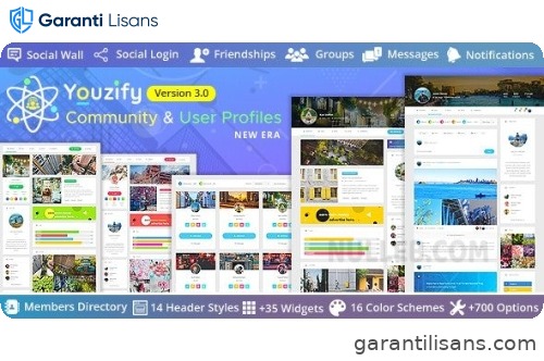 Youzify (formerly Youzer) – BuddyPress Community & WordPress User Profile Plugin