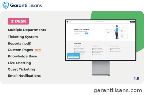 Z Desk – Support Tickets System with Knowledge Base and FAQs