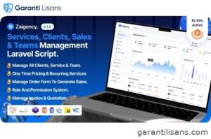 Zaigency – Services, Clients, Sales & Teams Management Laravel Script