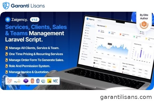 Zaigency – Services, Clients, Sales & Teams Management Laravel Script