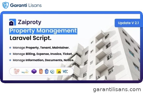 Zaiproty – Property Management Laravel Script