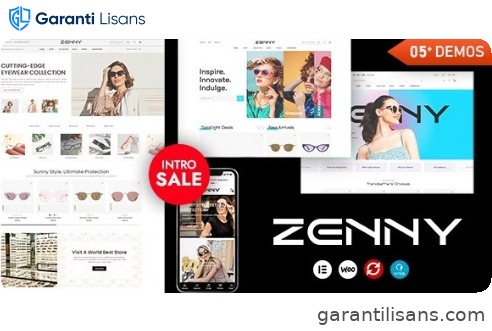 Zenny – Eyewear & Glasses Elementor WooCommerce WordPress Theme