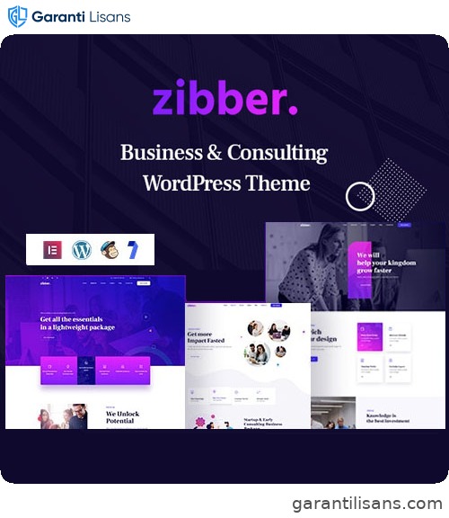 Zibber – Consulting Business WordPress Theme + RTL