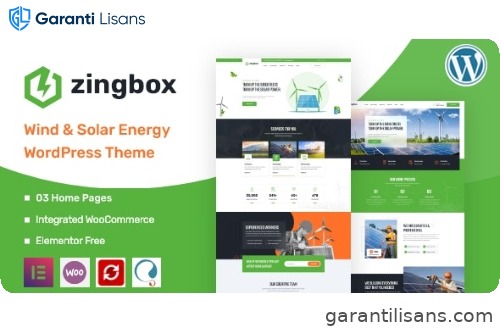 Zingbox – Wind & Solar Energy WordPress Theme