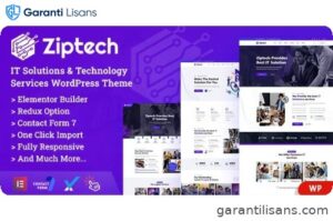 Ziptech – IT Solutions Technology WordPress Theme