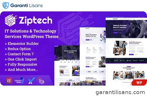 Ziptech – IT Solutions Technology WordPress Theme