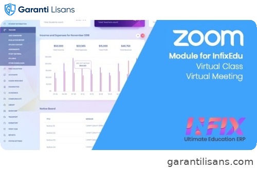 Zoom Live Class – InfixEdu Module