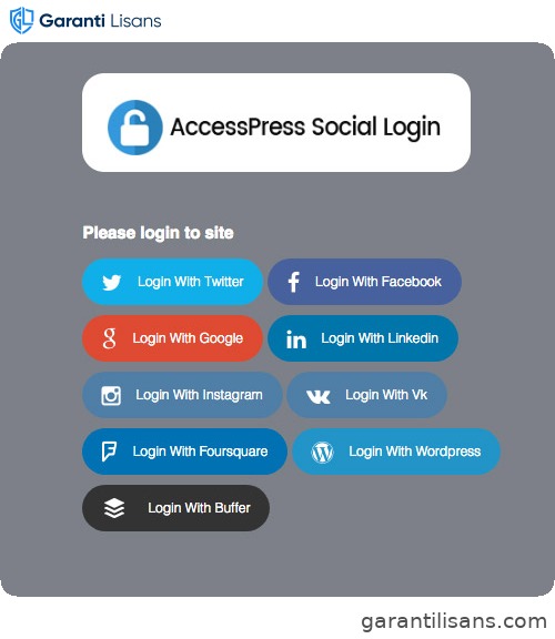 AccessPress Social Login