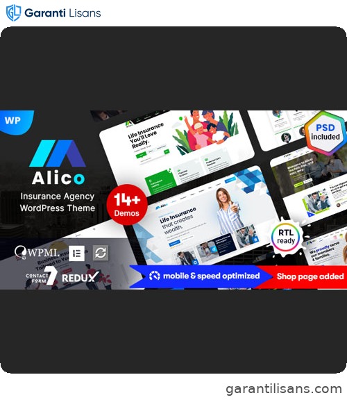Alico – Insurance Agency WordPress Theme