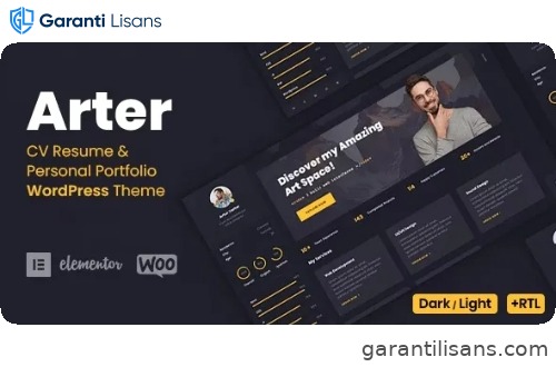 Arter – Personal Portfolio Resume Theme