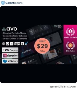 Avo – Creative Portfolio & Agency WordPress Theme