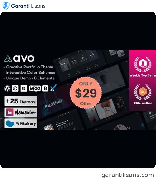 Avo – Creative Portfolio & Agency WordPress Theme