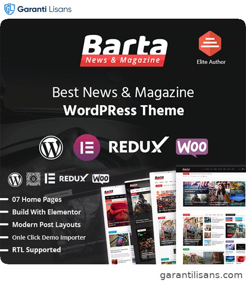 Barta – News & Magazine WordPress Theme