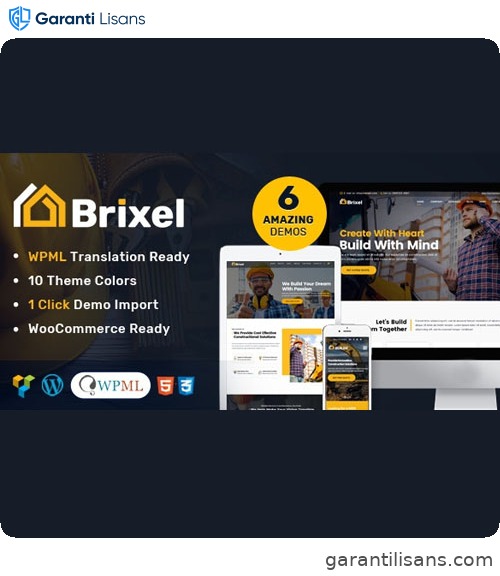 Brixel Building Construction WordPress Theme