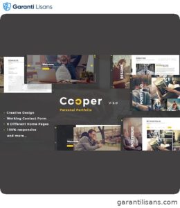 Cooper – Creative Responsive Personal Portfolio WordPress Theme