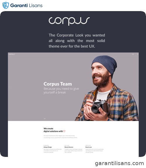 Corpus – Responsive Corporate WordPress Theme