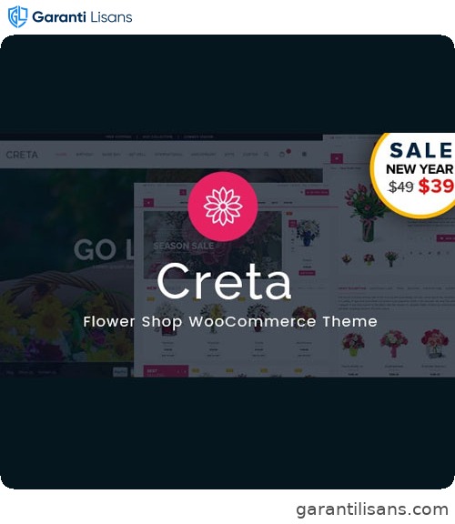 Creta – Flower Shop WooCommerce WordPress Theme