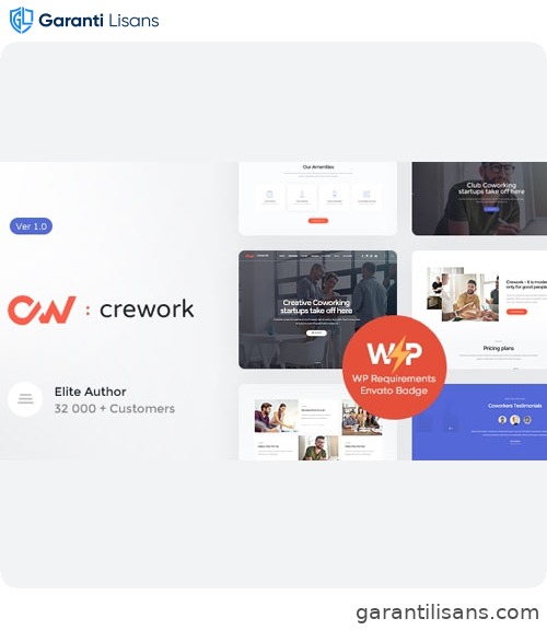 Crework | Coworking and Creative Space WordPress Theme