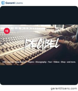 Decibel – Professional Music WordPress Theme