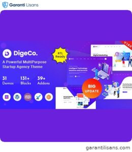 Digeco – Startup Agency WordPress Theme