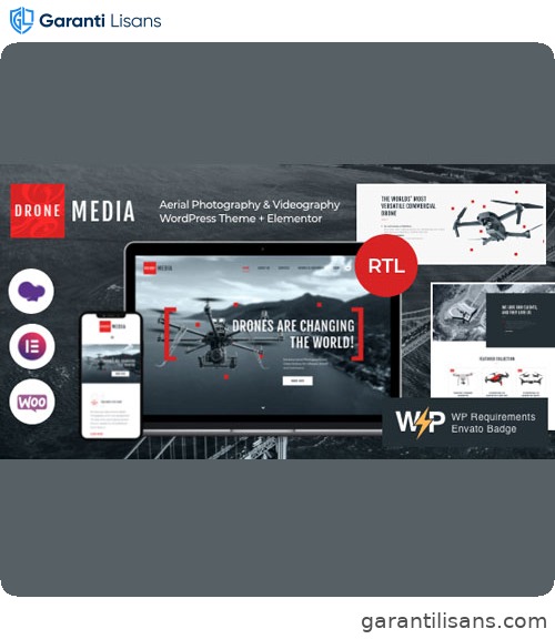 Drone Media | Aerial Photography & Videography WordPress Theme + Elementor