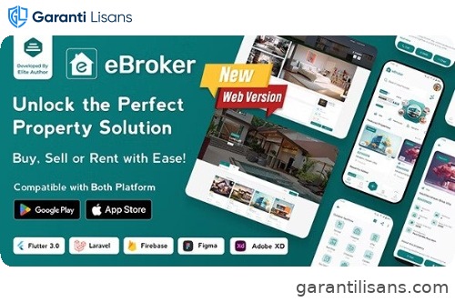 eBroker – Real Estate Property Buy-Rent-Sell Flutter app with Laravel Admin Panel