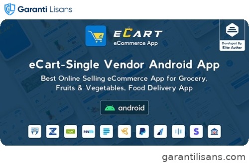 eCart – Grocery, Food Delivery, Fruits & Vegetable store, Full Android Ecommerce App